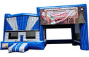 Canopy Bounce House with Projector Screen - Blue Marble