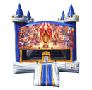 Circus modular banner shown mounted on a modular jumper