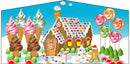Candyland Gingerbread modular banner flat artwork panel