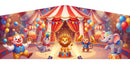 Circus modular banner flat artwork panel