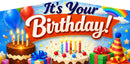 It's Your Birthday modular banner flat artwork panel