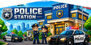 Police station Banner artwork, full panel print file preview