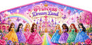 Princess Dreamland Banner artwork, full panel print file preview