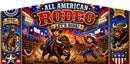 Rodeo Banner artwork, full panel print file preview