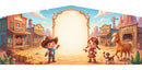 Western City modular banner flat artwork panel