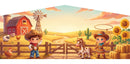 Western Howdy modular banner flat artwork panel