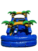 15ft Tropical Paradise Single Lane Water Slide