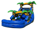 15ft Tropical Paradise Single Lane Water Slide