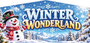 Winter Wonderland modular banner flat artwork panel