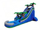22ft Single Lane Tropical Marble Water Slide