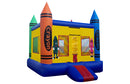 Crayon Jumper Box Frame Inflatable - Commercial-Grade, Wholesale Supplier, 13 ft