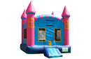 Blue Princess Castle Inflatable Jumper - 13 ft